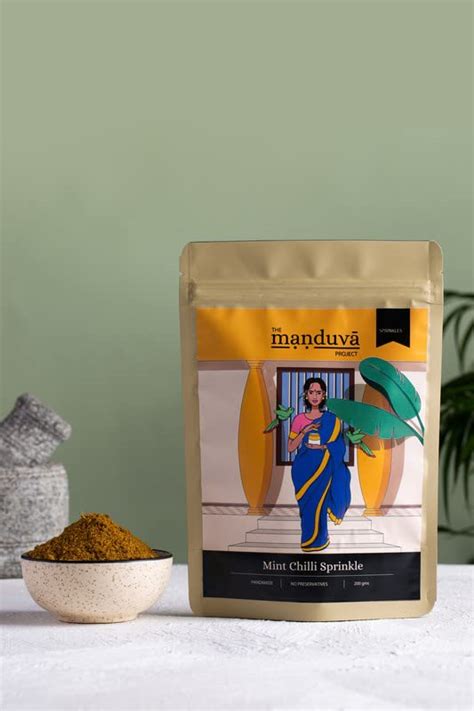 The Manduva Project Mint Chilli Sprinkle Podi | Idli and Dosa Chutney ...