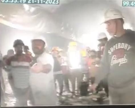 Uttarakhand: First video of workers stuck inside collapsed Uttarkashi ...
