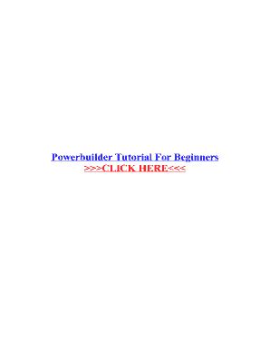 Image result for PowerBuilder Language Tutorial for Beginners