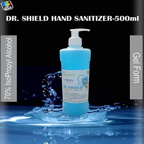 DR SHIELD Hand Sanitizer (500ml) BSA Pharma Inc.