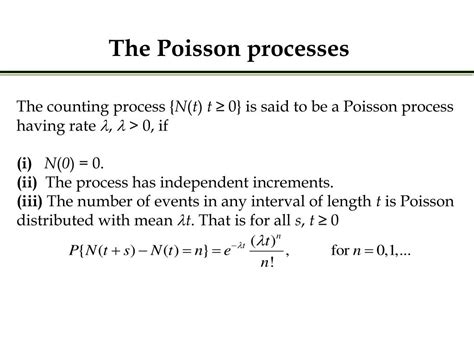 Image result for Poisson Process Schema