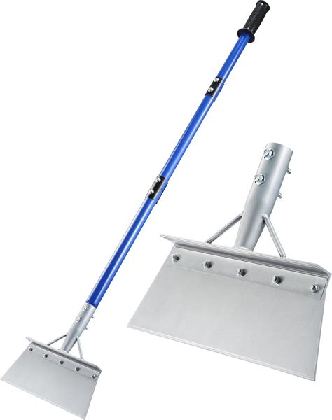 Amazon.com : SILKPE Heavy Duty Snow Shovel with 52" Adjustable Handle ...