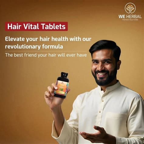 Hair Vital Tablets – 100% Natural No Chemicals Colours or Fragrances