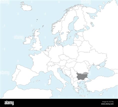 Location map of the REPUBLIC OF BULGARIA, EUROPE Stock Vector Image & Art - Alamy