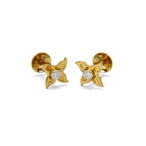 22K Annalee Gold Earring