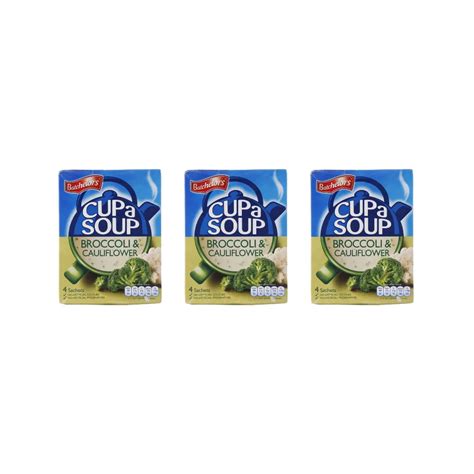 Batchelors Cup a Soup, Creamy Cauliflower & Broccoli, 101g (Pack of 3)