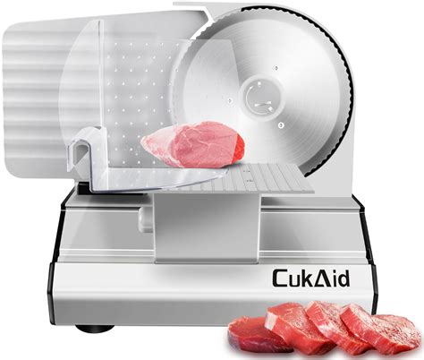 Amazon.com: CukAid Electric Meat Slicer Machine for Home Use, 200W Deli ...