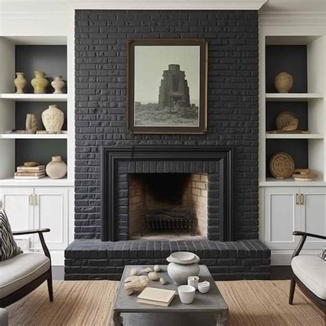 20 Black Brick Fireplace Designs: Striking Ideas To Inspire You