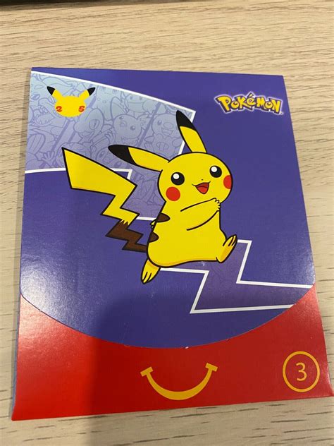 Buy Pokemon 25th Anniversary McDonalds 2021 Sealed Training card game ...