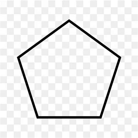 Hexagon shape transparent png