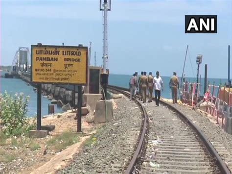 Police visit Pamban Bridge in Rameswarm ahead of Independence Day - BW ...