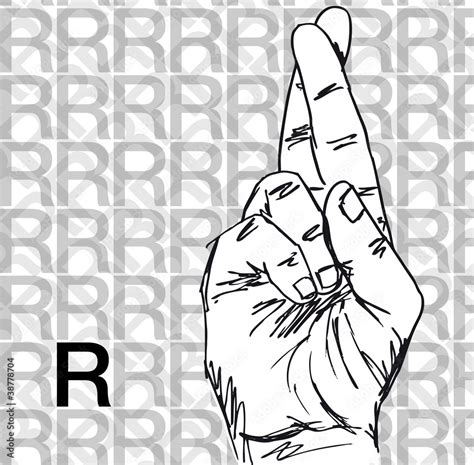 Image result for R Sign Language