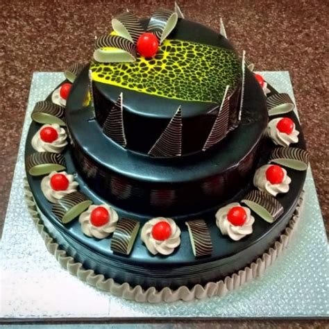 Buy Choco Truffle Wedding Cake: Decadent Delight at Grace Bakery, Nagercoil