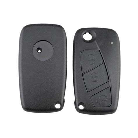 For FIAT Car Keys Replacement 3 Buttons Car Key Case with Side Battery ...