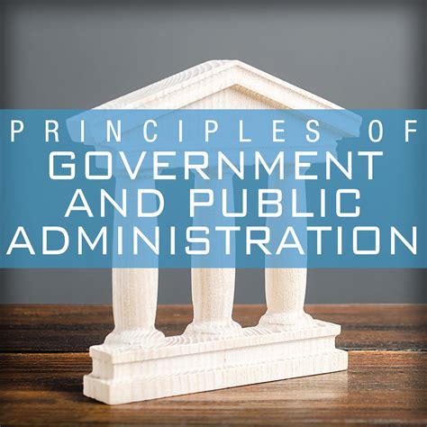 Principles of Government & Public Administration - Bright Thinker