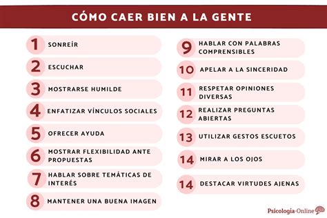 Cómo caer bien a la gente - 15 consejos
