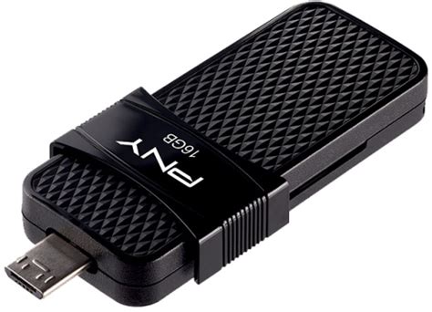 PNY Duo Link OTG Micro USB 3.0 16GB Zwart: beste prijs - Tweakers