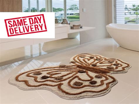 Fluffy butterfly wings rug shag bathroom rug cute bath rug etsy – Artofit