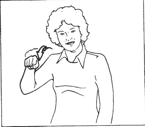 Image result for American Sign Language Coloring Pages