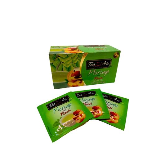 Tea4USA | Products | Tea & Infusions | Tea4U Flavored Moringa - Peach