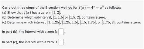 Image result for Use Bisection Method in Three Iterative Steps