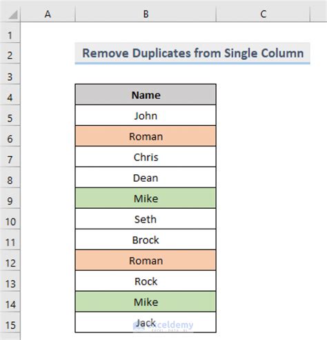 Image result for How to Remove Duplicates in Excel Using VBA