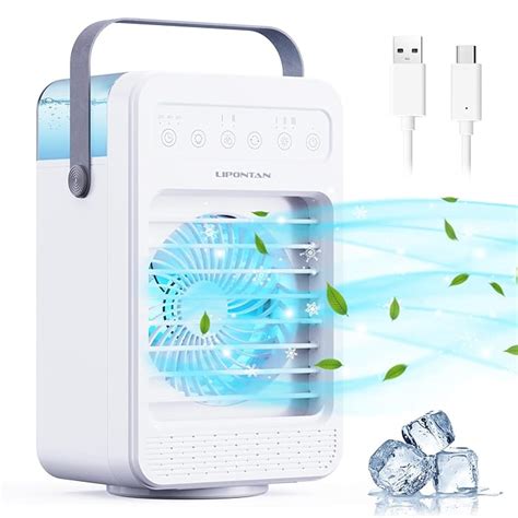 Buy Portable Air Cooler, LIPONTAN 5 in1 Mobile Air Conditioner Mini ...