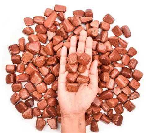 Red Goldstone Tumbled Stone in India - Aeora Rocks – AEORA ROCKS INDIA ...