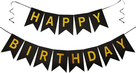 ZHENGYE Happy Birthday Banner Sign with Shiny Letters India | Ubuy