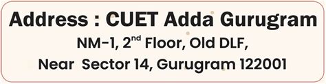 CUET Adda Gurugram (Sector 14) Center Opens for Students, Prepare Under ...