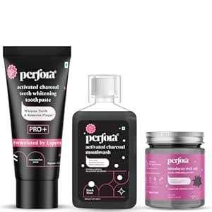 Buy Perfora Activated Charcoal Combo For Enamel-Safe teeth Whitening ...