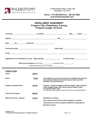 Fillable Online Phlebotomy Technology Supplemental Certificate Fax ...