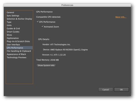 Illustrator GPU performance | Driver updates