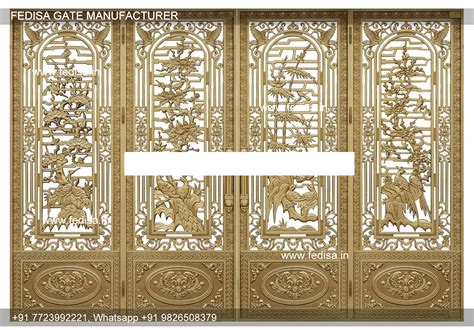 Main Gate Design 2070 Laser Cutting Compound Gate Steel Ke Gate Ka ...