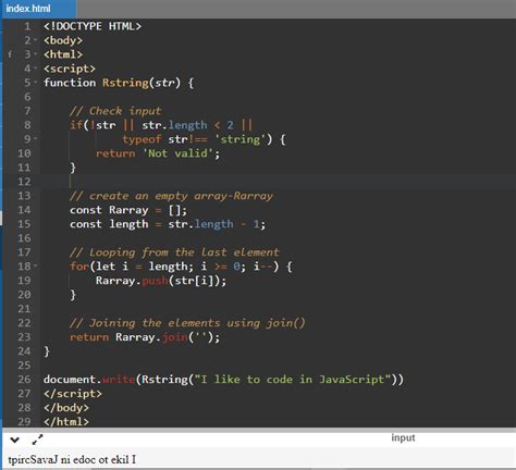 Image result for How to Reverse a String in JavaScript