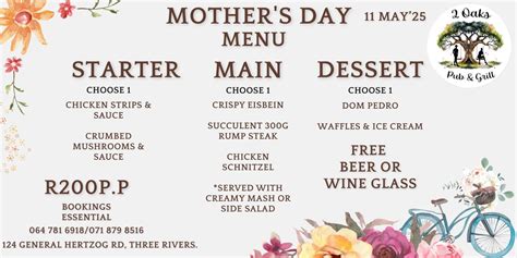 ? Treat Mom this Mother’s Day! ? Make it a celebration to remember ...