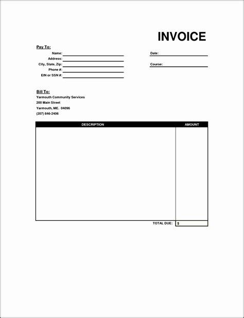 Image result for Sample Invoices Printable