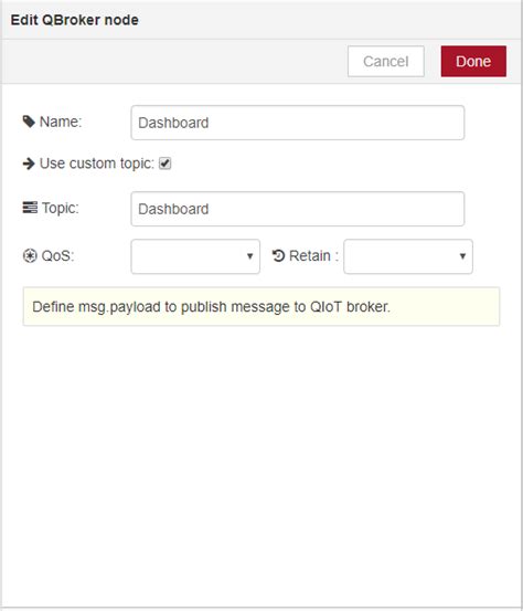 How to use the Dashboard after updating QIoT Suite Lite from v1.1.1 to ...