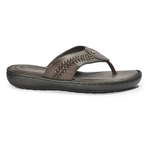 Buy Coolers By Liberty Formal Brown Slippers & Flip-Flop For Men