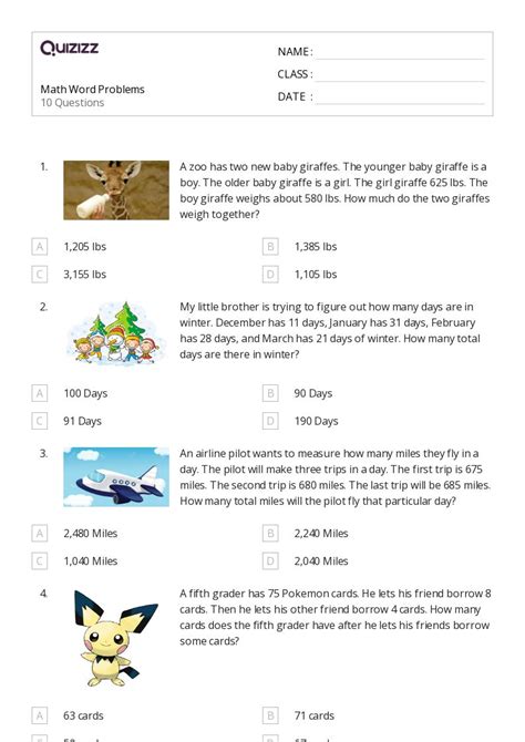 Image result for Word Problems 3rd Class