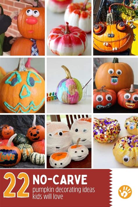 Funny Pumpkin Decorating Ideas 5 Adorable No Carve Pumpkin Ideas Our