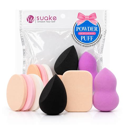SUAKE Reusable Soft Compact Puff & Sponge Blender for Flawless ...