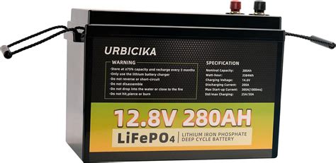 LiFePO4 Lithium Battery, 12V 280Ah, 3584Wh, Built-in India | Ubuy