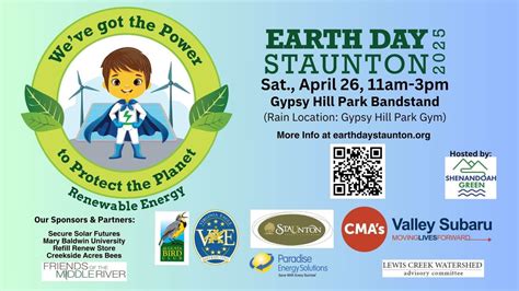 Earth Day Staunton 2025 - Weve Got the Power to Protect the Planet ...