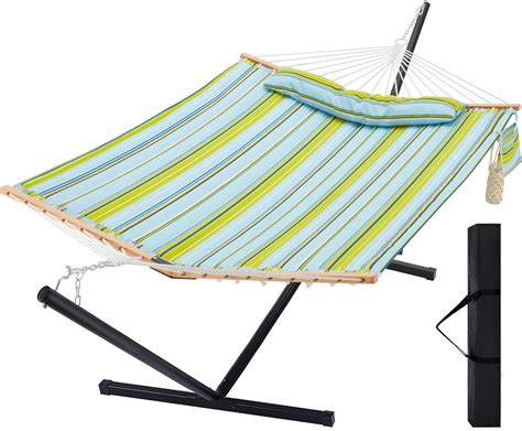 Amazon.com : Antifir Two Person Hammock with Stand, Heavy Duty Outdoor ...