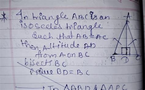 answer fast in good रीजनीज fastIn triangle ABC is an isosceles triangle ...