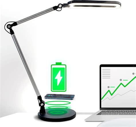 Buy OTUS [2in1] LED Desk Lamp for Home Office with Wireless Charger ...