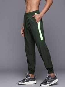 HRX by Hrithik Roshan Solid Men Green Track Pants - Buy HRX by Hrithik ...