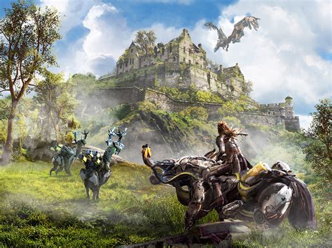 Обои для рабочего стола Horizon Zero Dawn Робот воин 1600x1200