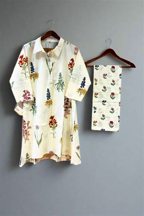 Buy Cotton Co-ord Set with Collar & Inner – Soft & Stylish | Sundari